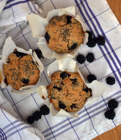 recette Muffins vegan aux mûres